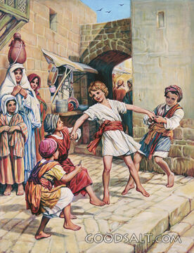 Boy Jesus at Play