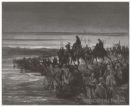 Children of Israel Crossing