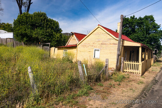 historic miner's cottage.