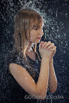 In the Rain and Praying