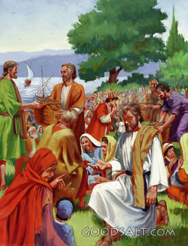 Jesus Feeds the People