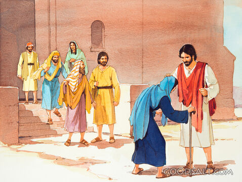 Jesus Heals the Doubled-over Woman