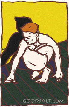 Man Tied in Knots