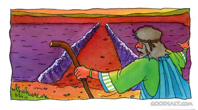 Moses Obeys God at the Red Sea