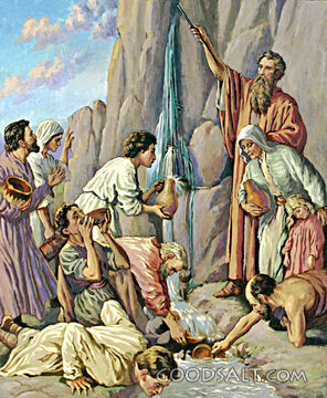 Moses Striking the Rock