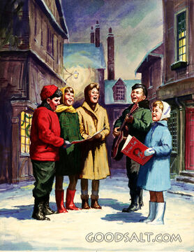 Singing Christmas Carols in England