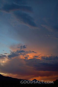 Cielo al atardecer