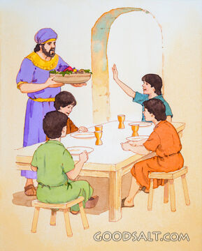 The Hebrew Boys Reject the King's Food